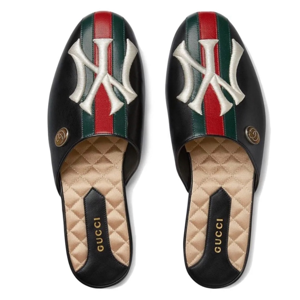 Gucci Leather Slides